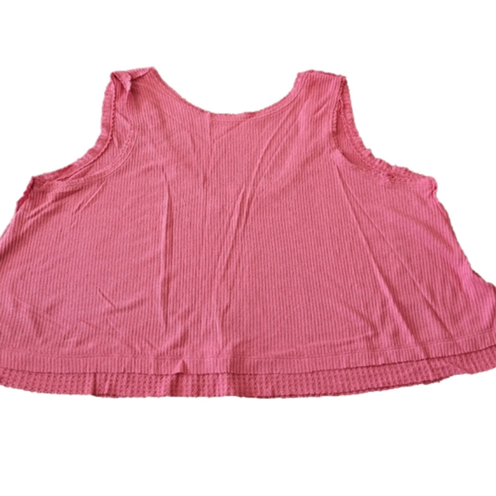 Free People We The Free Salmon Colored Knit Tank Top Size S